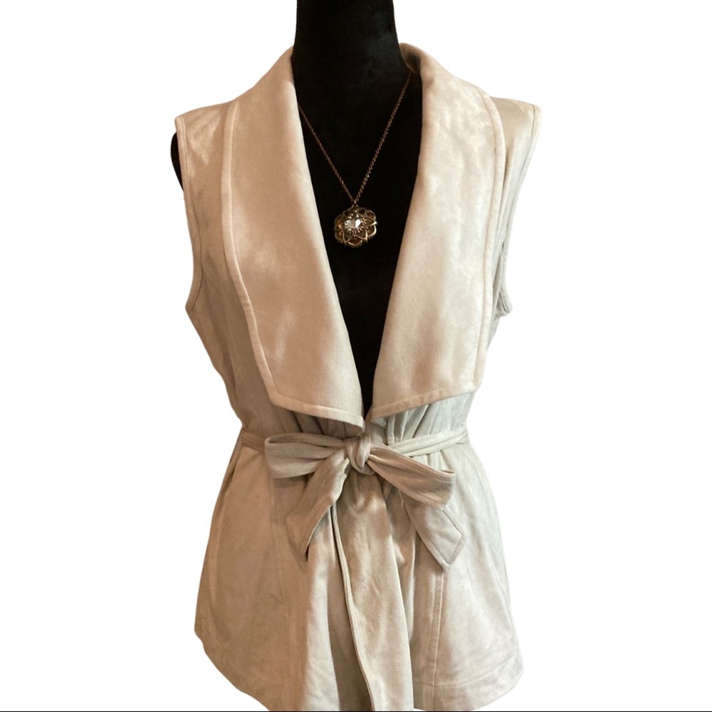 SALE! Faux Suede Juicy Couture Vest LARGE